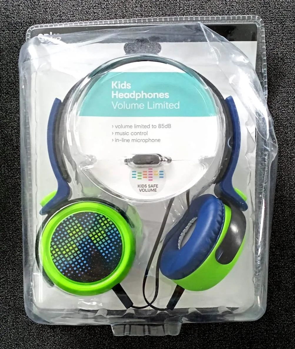 Anko Volume Limited Kids Headphones/Kids Safe Volume/1.2m Cable