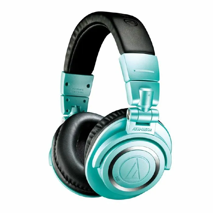 Audio Technica ATH-M50xBT2 Wireless Over-Ear Headphones - Limited edition Ice Blue