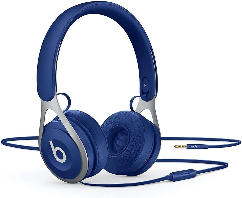 Beats EP Wired On-Ear Headphones - Battery Free for Unlimited Listening, Built in Mic and Controls -