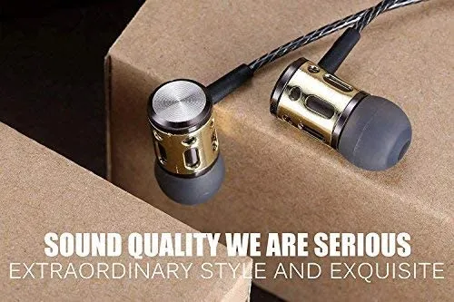 Betron AX1 Earphone with Microphone Bass Driven Sound Noise Isolating Earbuds iPhone iPad Samsung