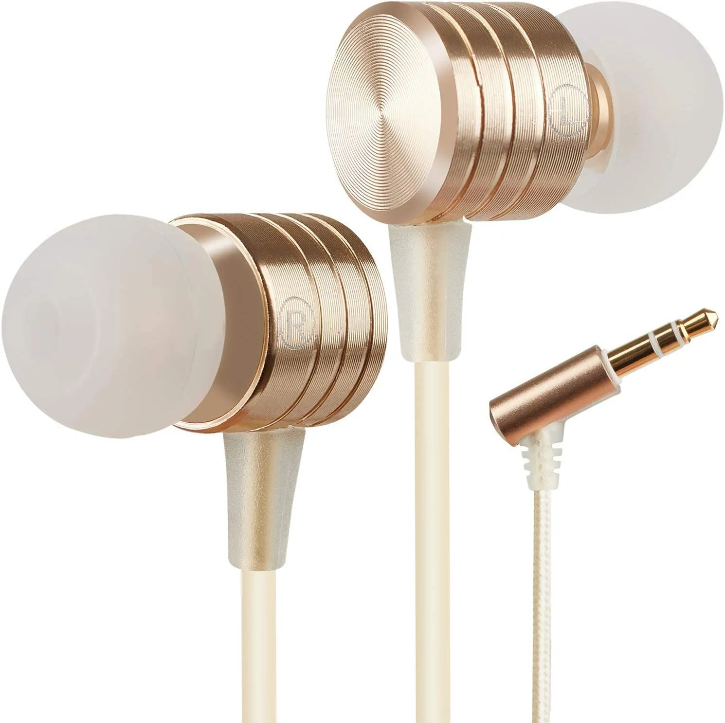 Betron B550s Earphones Noise Isolating Earbuds Heavy Deep Bass In Ear Headphone 3.5mm Audio Jack