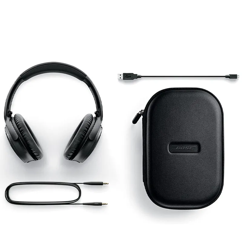 Bose QuietComfort 35 II Wireless Bluetooth Noise-Cancelling with Alexa Voice Control Headphones