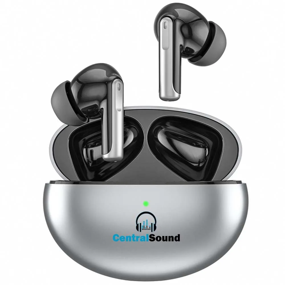 CentralSound BatPods 2.0 Active and Environmental Noise Canceling ANC / ENC Wireless Ear Buds