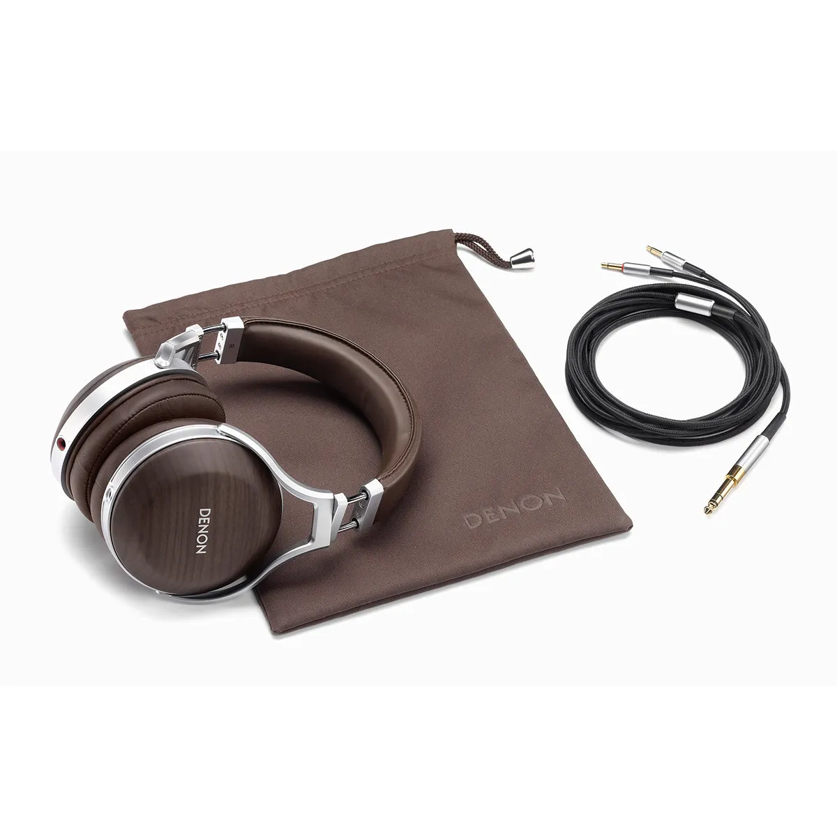 Denon AH-D5200 Premium Over-Ear Headphones (Open Box)