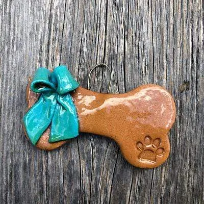 Dog Bone Christmas Ornament