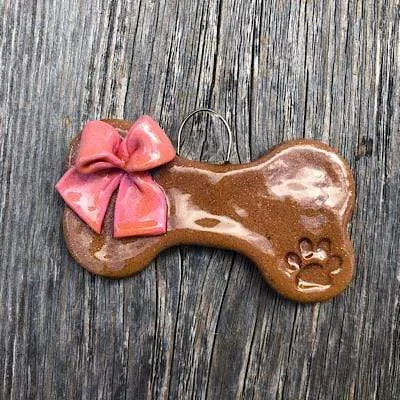 Dog Bone Christmas Ornament