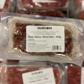 Durham Animal Feeds Pork (Meat Only) Mince