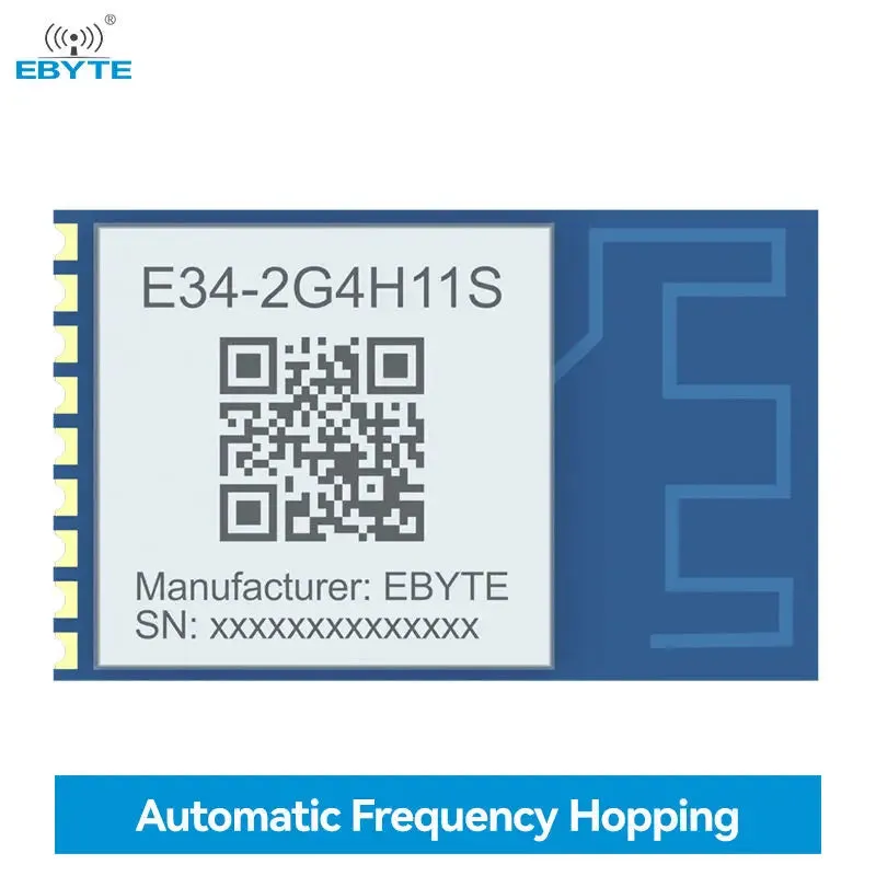 Ebyte OEM ODM E34-2G4H11S Low latency High transmission rate automatic frequency hopping 2.4GHz wireless module