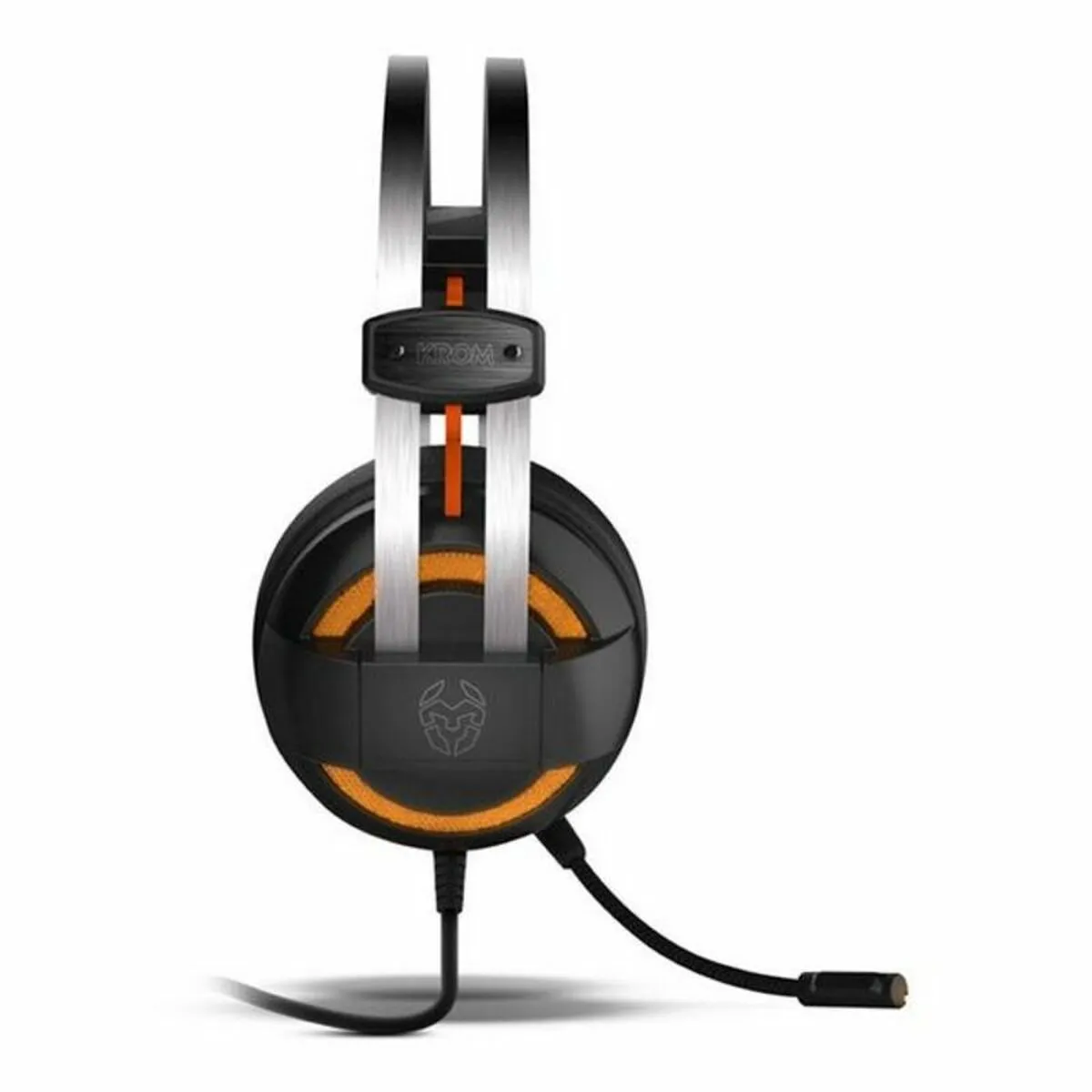 Gaming Headset with Microphone Krom Kode 7.1 Virtual NXKROMKDE Black