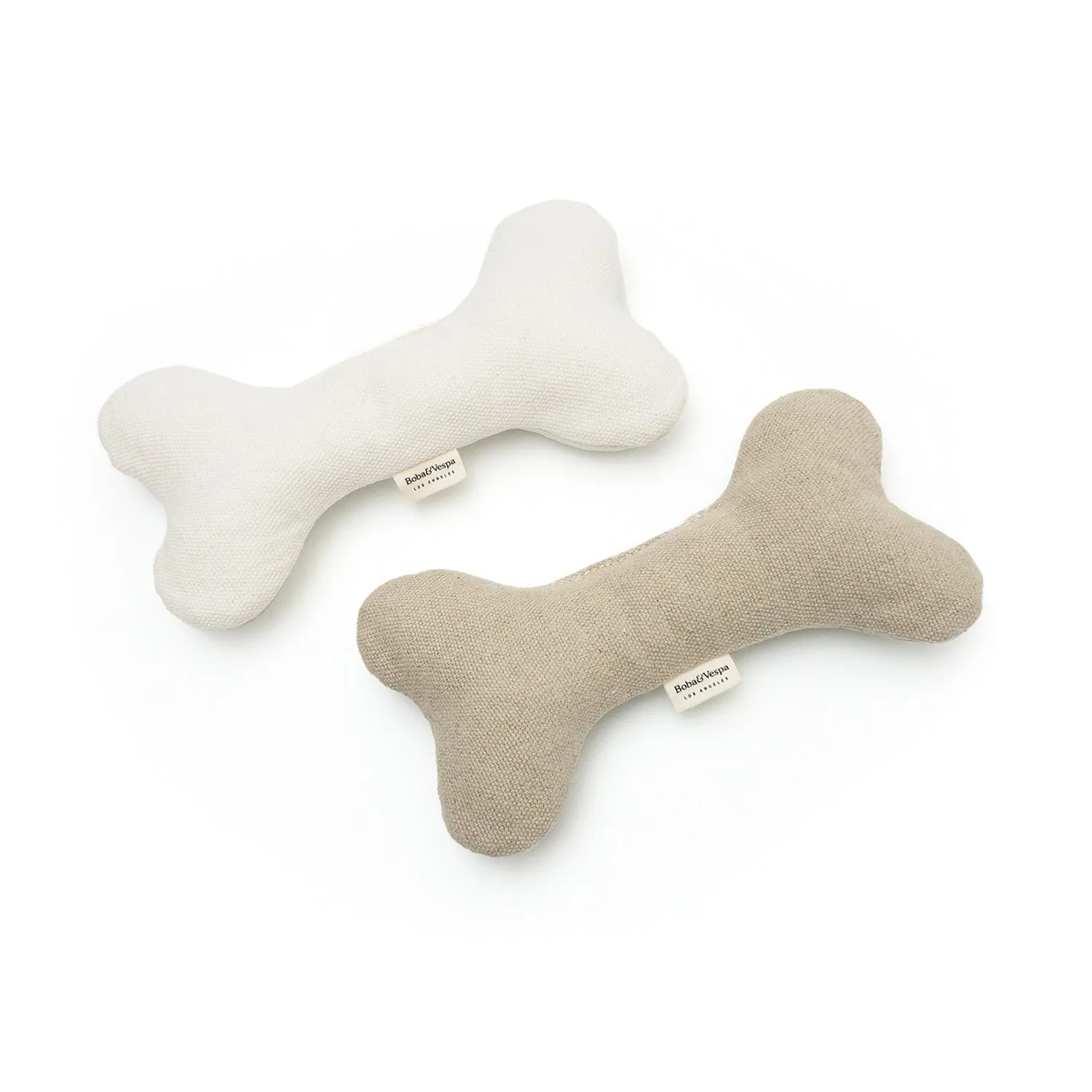 Hemp Dog Bone Toy for Gentle Chewers