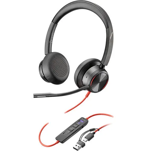 HP Poly Blackwire 8225 Stereo USB-C/A Headset (Microsoft Teams Certified)