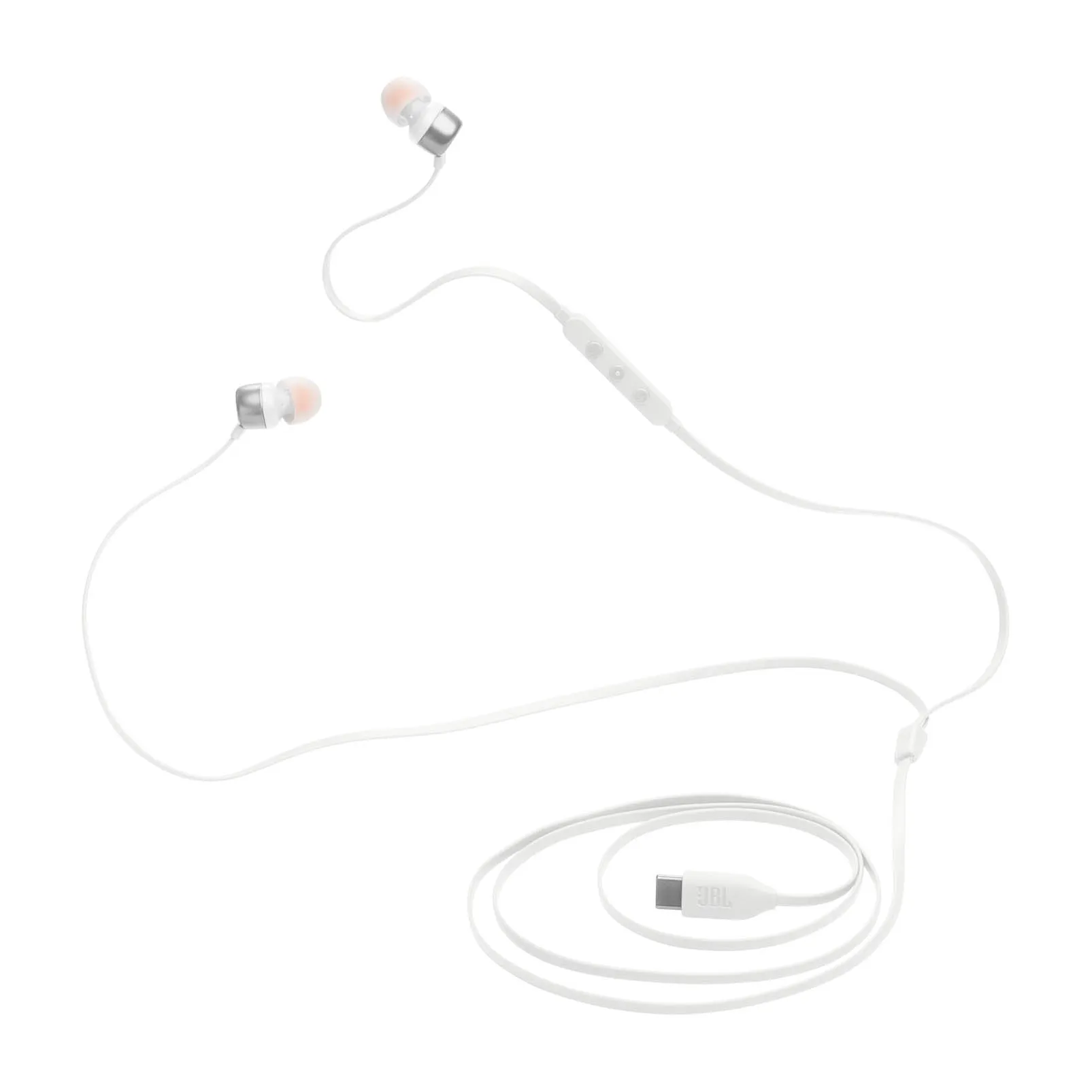 JBL Tune 310C Wired In-Ear Headphones - White