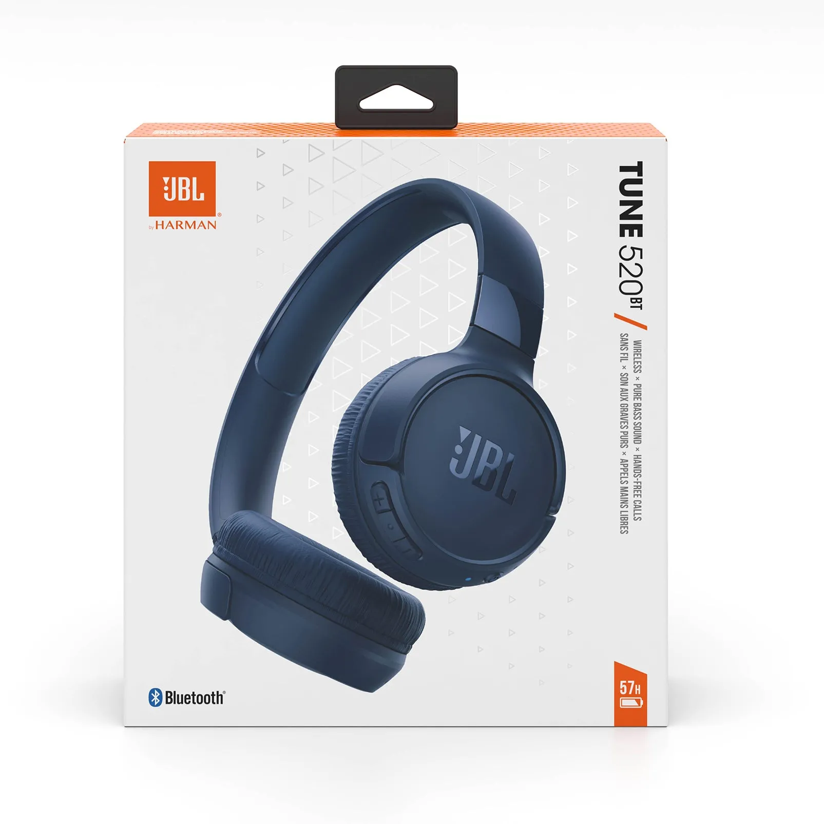 JBL Tune 520BT Wireless On-Ear Headphones - Blue