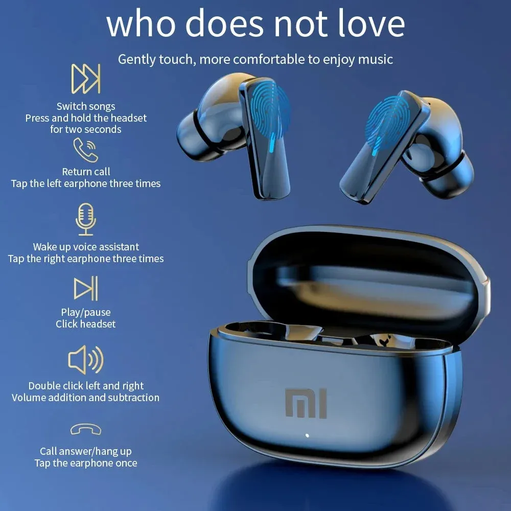 MIJIA Mate 50 Wireless TWS Bluetooth Headset Touch Control Mic Earbuds Noise Cancelling Hi-Fi Stereo Sports Gaming Earphones