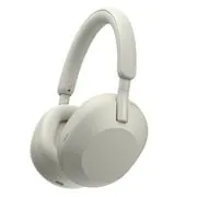 Sony WH-1000XM5 Noise-Canceling Wireless Over-Ear Headphones (Silver)