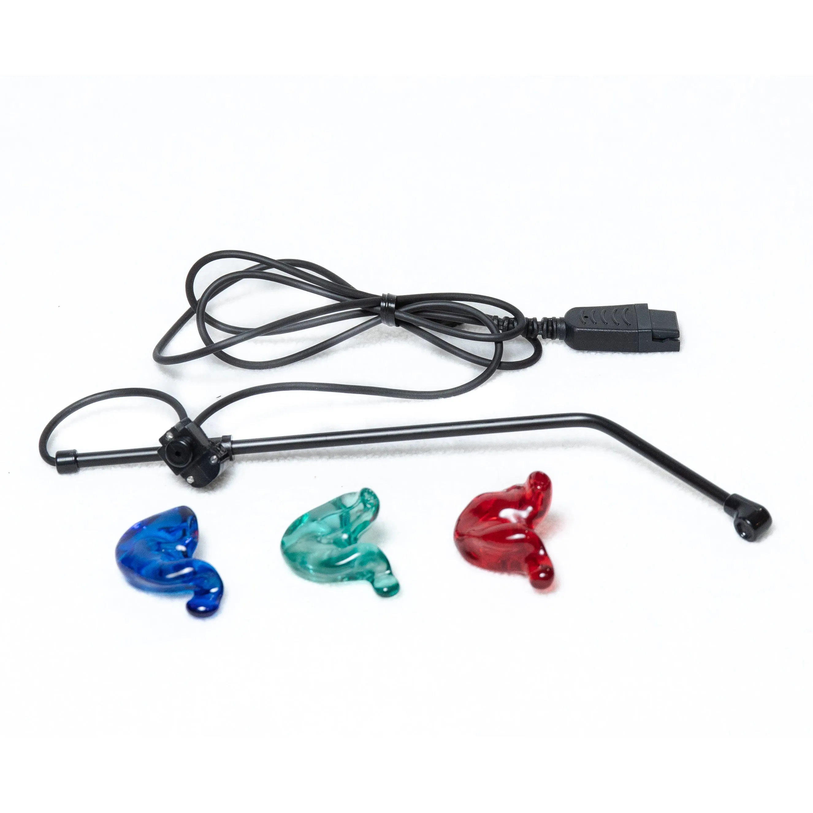 Starkey S130 Combo Custom Headset and Lucite Custom Earmold Combination